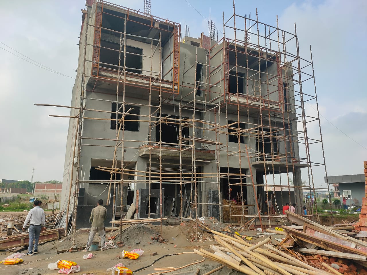 Escon Panache Villas Construction Update | 4BHK Villas in Greater Noida